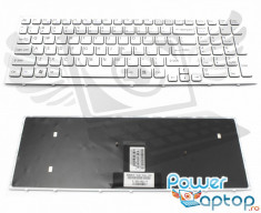 Tastatura Laptop Sony 550102M06 515 G alba foto