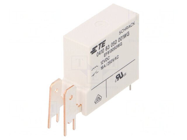 Releu Electromagnetic SPST-NO 12VDC 16A
