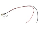 Lampă LED convex galbenă 2VDC &Oslash;8mm MPC metal BIVAR