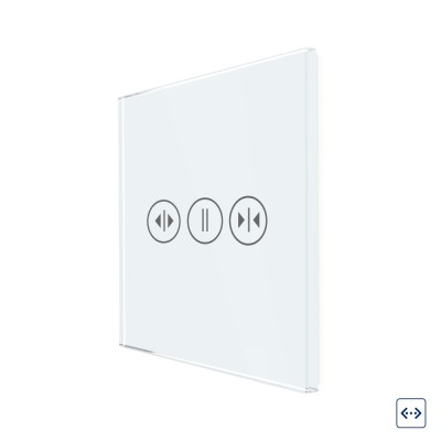 Panou Intrerupator Draperii cu Touch Din Sticla LUXION SmartElectro IntelligentHouse foto