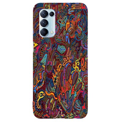 Husa compatibila cu Oppo A31 model Neon Trip, Silicon, TPU, Viceversa foto