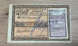 Bilet loterie 1937 / Loteria Romana de Stat