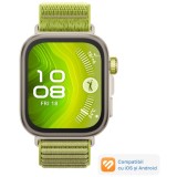 Smartwatch Huawei Watch Fit 4 Pro, Titanium with Green Woven Strap