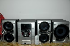 Combina muzicala Sony MHC-RG475S,cd,dublu cass,radio,noua. foto