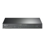 SWITCH TP-LINK 10-Port Gigabit Desktop Switch cu 8-Port PoE+, 123W total power, carcasa metal &quot;TL-SG1210MPE&quot; (timbru verde 2 lei)