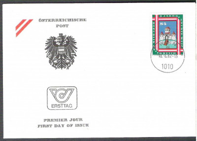 Austria &amp;Ouml;sterreich 1982 800 Jahre FDC K.186 foto