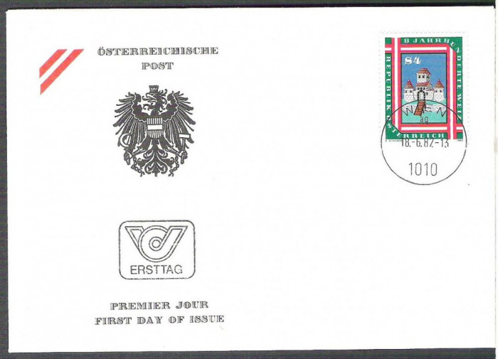 Austria &Ouml;sterreich 1982 800 Jahre FDC K.186