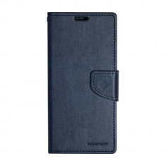 Husa Carte Mercury Bravo pentru Samsung Galaxy A31, Piele Eco, Inchidere Magnetica, Navy foto