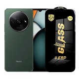 Folie de Protectie pentru Xiaomi Redmi A3, TEO, Sticla Securizata ESD, Margini Negre, Rezistenta la Zgirieturi, Antistatica, 0.35 mm, Transparenta