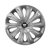 Set 4 capace roti Strong silver varnished R14 Compatibil Cu Dacia