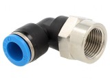 Racord push-in unghi 90&deg; 10mm 0,95-6bar