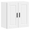 vidaXL Dulap de bucatarie &quot;Porto&quot; din lemn prelucrat alb 854057
