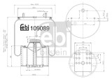 FEBI BILSTEIN 109089 Burduf, suspensie pneumatica