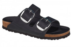 Papuci flip-flop Birkenstock Arizona Big Buckle 1011075 negru foto