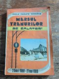 Mersul Trenurilor de calatori 1988-1989 - CFR / R4P4F