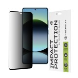 Folie sticla Xiaomi Redmi Note 14S Techsuit 111D Privacy Full&Atilde;&sbquo;&Acirc;&nbsp;Glue, negru