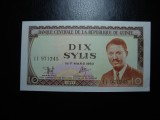 GUINEEA 10 SYLIS 1980 UNC