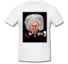 Tricou &amp;quot; Albert Einstein = 3 &amp;quot; foto