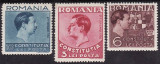 C2572 - Romania 1938 - Constitutia 3v.,serie completa,neuzata, Nestampilat
