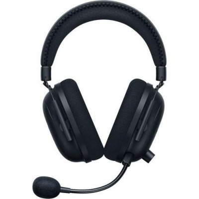 Casti cu microfon razer blackshark v2 wired gaming headset + usb sound card black with foto