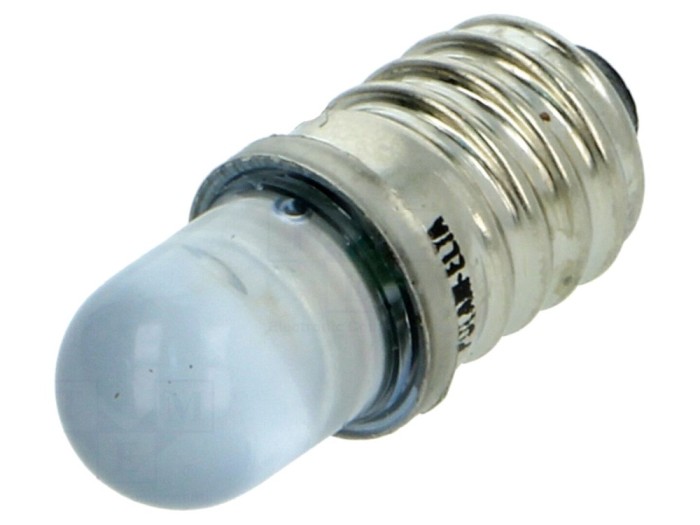 Lampă LED albastră 12V E10