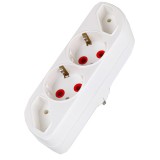 Cumpara ieftin Stecher Fetih, 4 posturi, 2 x Schuko, 2 x Euro