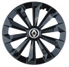 Set 4 capace roti Fame negru R15 pentru gama auto Renault, Autohelix MSA