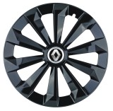Cumpara ieftin Set 4 capace roti Fame negru R16 pentru gama auto Renault, Autohelix MSA