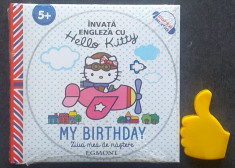 Invata engleza cu Hello Kitty Ziua mea de nastere carte audio foto