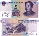 Bancnota China 5 Yuan 2020 UNC, Asia, Ne流通