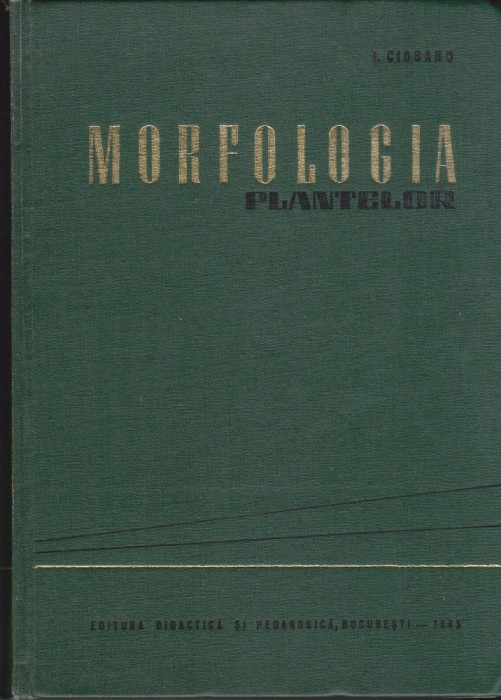 AS - I. CIOBANU - MORFOLOGIA PLANTELOR