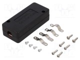 Adaptor LOGILINK Cat 5, 5e, 6, 6a, 7, 7a ecranat 22AWG-26AWG negru LSA