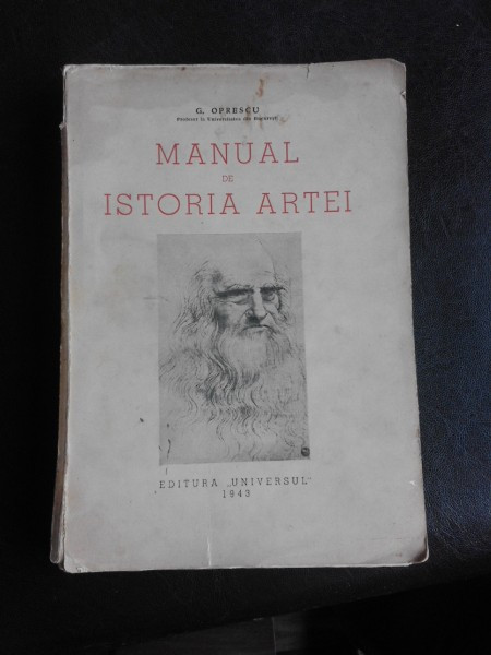 Manual de istoria artei - G. Oprescu vol.I evul mediu, renasterea