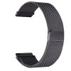 Curea tip Milanese Loop, compatibila Samsung Galaxy Watch 5, 44mm, telescoape Quick Release, Pure Black
