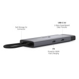 DOCKING STATION TP-Link, porturi USB: USB 3.0x2 + USB-C PDx1, USB-C x 1, 1 x HDMI, conectare prin USB Type-C, lungime cablu 10 cm, gri, &quot;UH5020C&quot; (tim