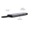 DOCKING STATION TP-Link, porturi USB: USB 3.0x2 + USB-C PDx1, USB-C x 1, 1 x HDMI, conectare prin USB Type-C, lungime cablu 10 cm, gri, &quot;UH5020C&quot; (tim