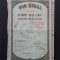 Bon rural de 5000 lei 1924 de la banca Casa rurala , titlu , actiuni , actiune