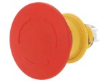 Comutator de Siguranță 16mm cu 2 NC Roșu