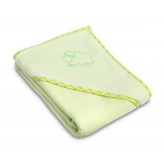 Prosop cu gluga Sensillo SHEEP 80x80 cm Green