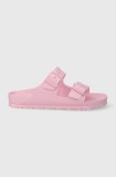 Birkenstock papuci Arizona femei, culoarea roz, 1027355