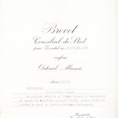 AMS# - BREVET ORDINUL MUNCII CL. III, 1963