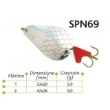 Lingurite oscilante Spn 69 Baracuda 5g/9g 9g