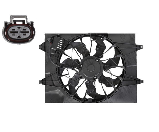 Ventilator radiator GMV Hyundai Sonata (Lf) 2014-; Kia Optima 2015-, RapidAuto 41D223W3