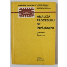 ANALIZA PROCESULUI DE INVATAMANT , COMPONENTE SI PERSPECTIVE , coordonator I. NICA , 1977