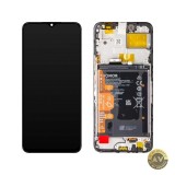 Display cu Touchscreen Honor X8 5G cu Rama si Acumulator Negru (Midnight Black) Service Pack 0235ADAK