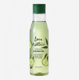Cumpara ieftin Gel de duş purificator cu ceai verde &amp; castravete organic Love Nature (Oriflame)
