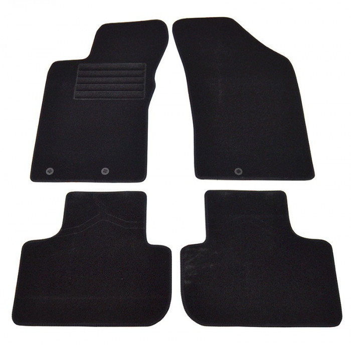 Covorase mocheta Alfa Romeo 147 3Usi 2000-2008 147 5Usi 2001-2008 GT 1/2004-6/2010 Negru , set de 4 bucati Kft Auto