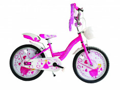 Bicicleta Copii Vision Princesse Culoare Roz Roata 20&amp;quot; OtelPB Cod:202016000008 foto