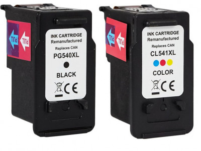 Set cartuse compatibile Canon PG-540XL si CL-541XL Multicolor foto