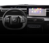 Folie Protectie Navigatie Citroen e-C3 2023+, Duragon, protectie Display Navigatie, silicon Mat, Anti-zgarieturi, Anti-amprenta, kit instalare
